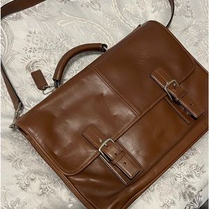 Coach laptop shoulder bag